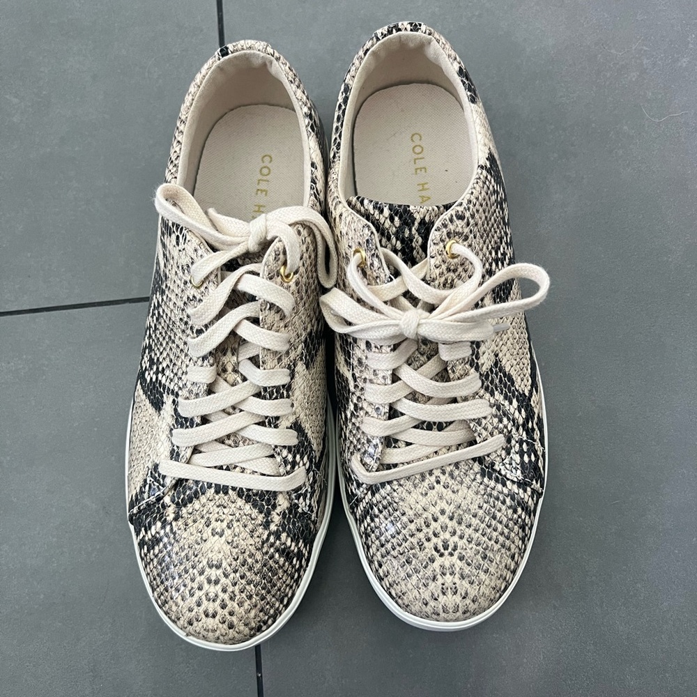 Cole Haan Snake Print Grand Crosscourt Sneakers